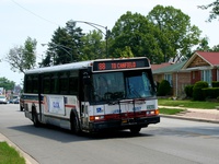 Bus #6057 at Higgins and Talcott, working route #88 Higgins, on June 16, 2006.