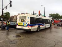 Bus #1870 at 31st and Pulaski, working route #53 Pulaski, on September 12, 2014.