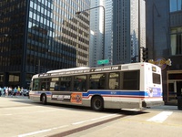 Bus #6731 at South Water and Michigan, working route #56 Milwaukee, on May 25, 2010.