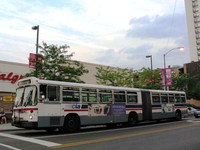 Bus #7373 at Belmont and Broadway, working route #156 LaSalle, on July 29, 2004.
