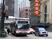 Bus #4288 at State and Randolph, working route #146 Inner Drive/Michigan Express, on March  5, 2004.