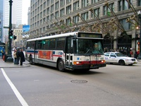 Bus #5762 at State and Washington, working route #62 Archer, on November 17, 2003.