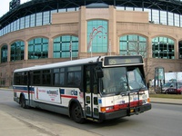 Bus #5688 at US Cellular Field, working route #35 31st/35th, on March 29, 2005.