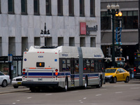 Bus #4304 at Wacker and State, working route #6 Jackson Park Express, on December 19, 2012.