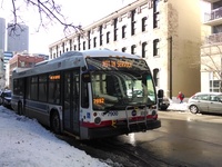 Bus #7900 at CTA Headquarters on February 18, 2014.