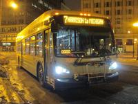 Bus #700 at Congress and Michigan, working route #7 Harrison, on February 11, 2015.