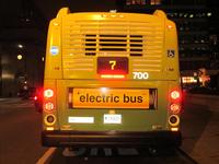 Bus #700 at Adams and Clinton, working route #7 Harrison, on December  5, 2014.