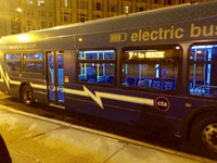 Bus #701 at Congress and Michigan, working route #7 Harrison, on October 29, 2014.