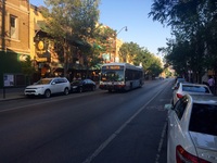 Bus #8105 at Lincoln, Orchard and Belden, working route #74 Fullerton, on July 25, 2015.