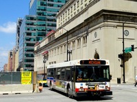 Bus #1715 at Jackson and Canal, working route #7 Harrison, on July 17, 2015.