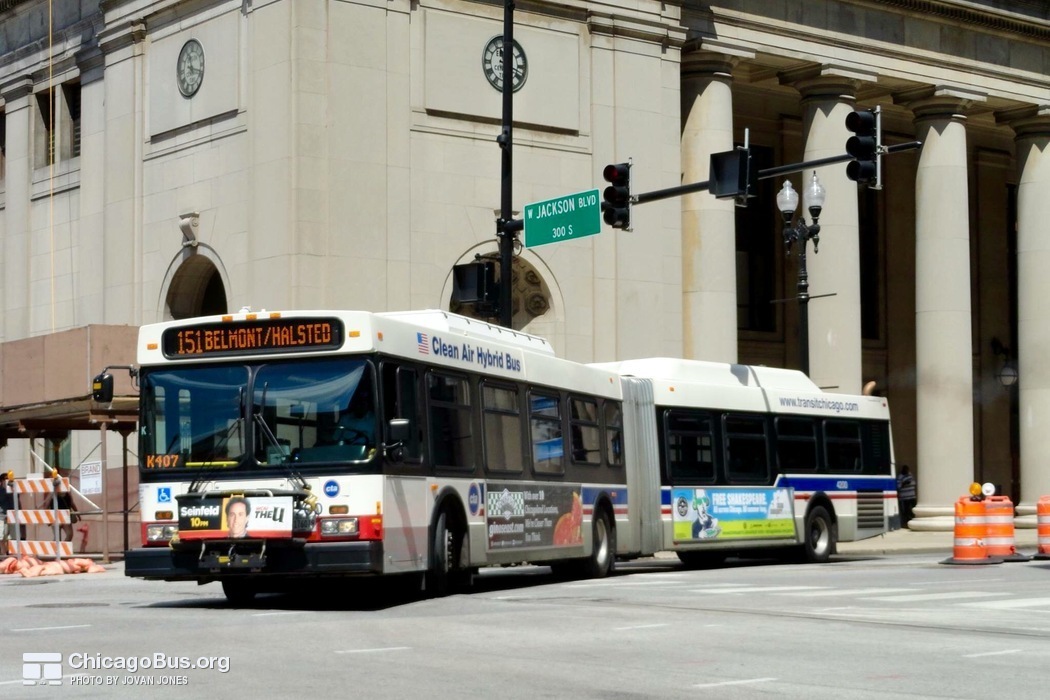 Bus #4200 at Union Station, working route #151 Sheridan, on July 17, 2015.